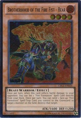 Brotherhood of the Fire Fist - Bear [Ultimate Rare] CBLZ-EN024