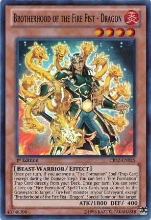 Brotherhood of the Fire Fist - Dragon [1st Edition] CBLZ-EN025