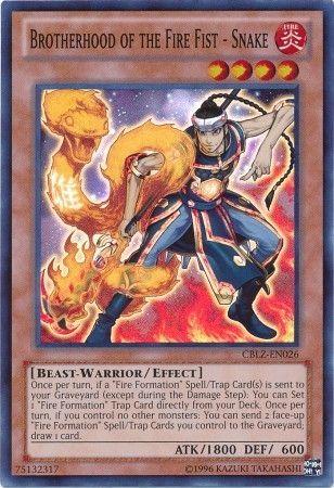 Brotherhood of the Fire Fist - Snake CBLZ-EN026