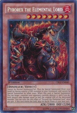 Pyrorex the Elemental Lord [1st Edition] CBLZ-EN040
