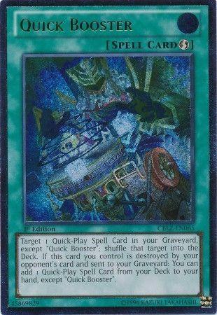 Quick Booster [Ultimate Rare 1st Edition] CBLZ-EN065