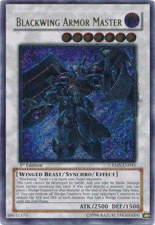 Blackwing Armor Master [Ultimate Rare 1st Edition] CRMS-EN041