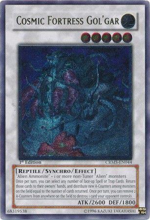 Cosmic Fortress Gol'gar [Ultimate Rare 1st Edition] CRMS-EN044