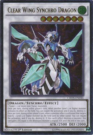 Clear Wing Synchro Dragon [Ultimate Rare 1st Edition] CROS-EN046