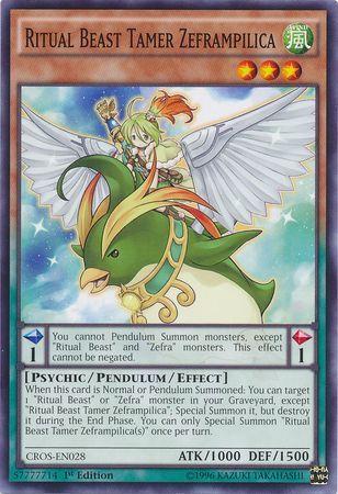 Ritual Beast Tamer Zeframpilica [1st Edition] CROS-EN028