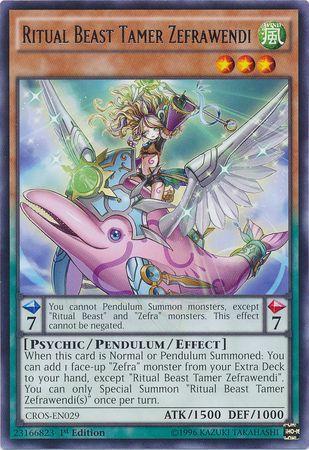 Ritual Beast Tamer Zefrawendi [1st Edition] CROS-EN029