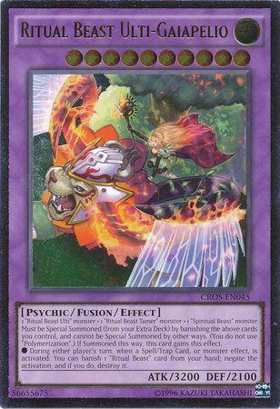 Ritual Beast Ulti-Gaiapelio [Ultimate Rare] CROS-EN045