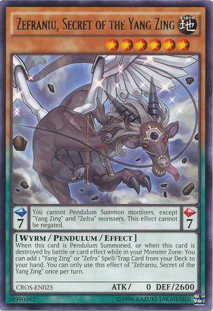 Zefraniu, Secret of the Yang Zing CROS-EN025