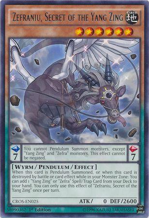 Zefraniu, Secret of the Yang Zing [1st Edition] CROS-EN025