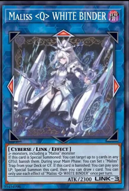 Maliss White Binder [Collector's Rare] CRBR-EN019