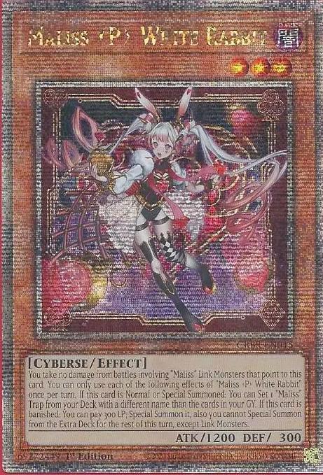 Maliss White Rabbit [Quarter Century Secret Rare] CRBR-EN015