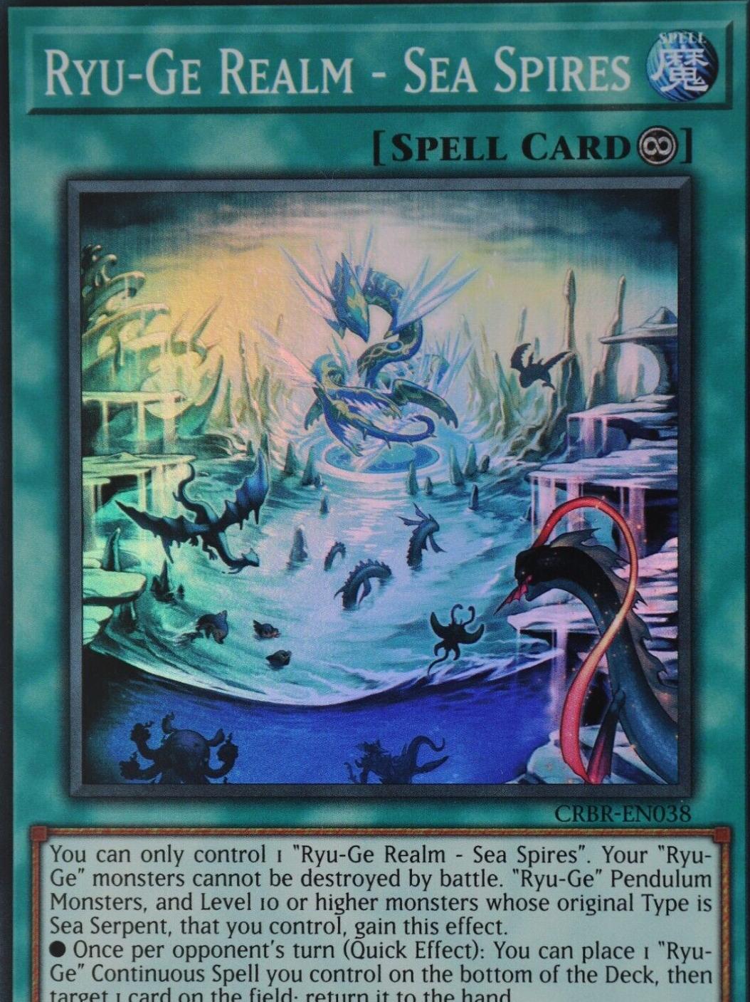 Ryu-Ge Realm - Sea Spires [Super Rare] CRBR-EN038