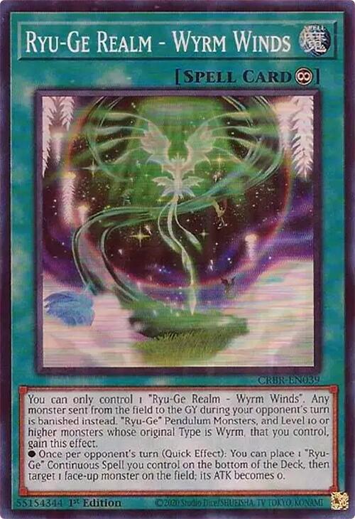 Ryu-Ge Realm - Wyrm Winds CRBR-EN039