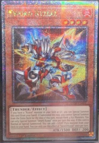 Sword Ryzeal [Quarter Century Secret Rare] CRBR-EN001