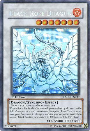 Black Rose Dragon [Ghost Rare 1st Edition] CSOC-EN039