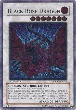 Black Rose Dragon [Ultimate Rare 1st Edition] CSOC-EN039