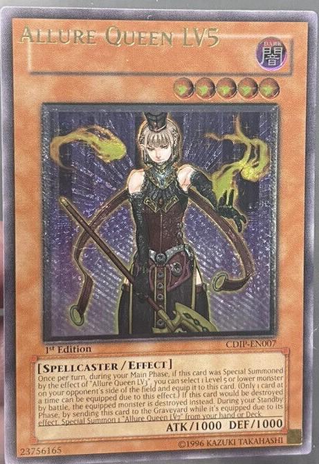Allure Queen LV5 [Ultimate Rare 1st Edition Misprint] CDIP-EN007