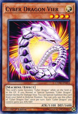 Cyber Dragon Vier [1ST Edition] CYHO-EN014
