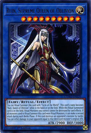 Ruin, Supreme Queen of Oblivion [1ST Edition] CYHO-EN029