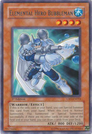 Elemental Hero Bubbleman [1st Edition] CRV-EN014