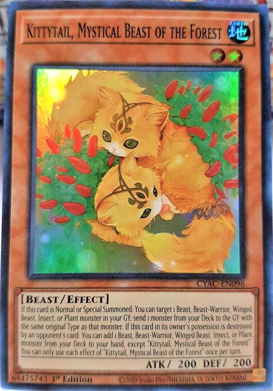 Kittytail, Mystical Beast of the Forest CYAC-EN096