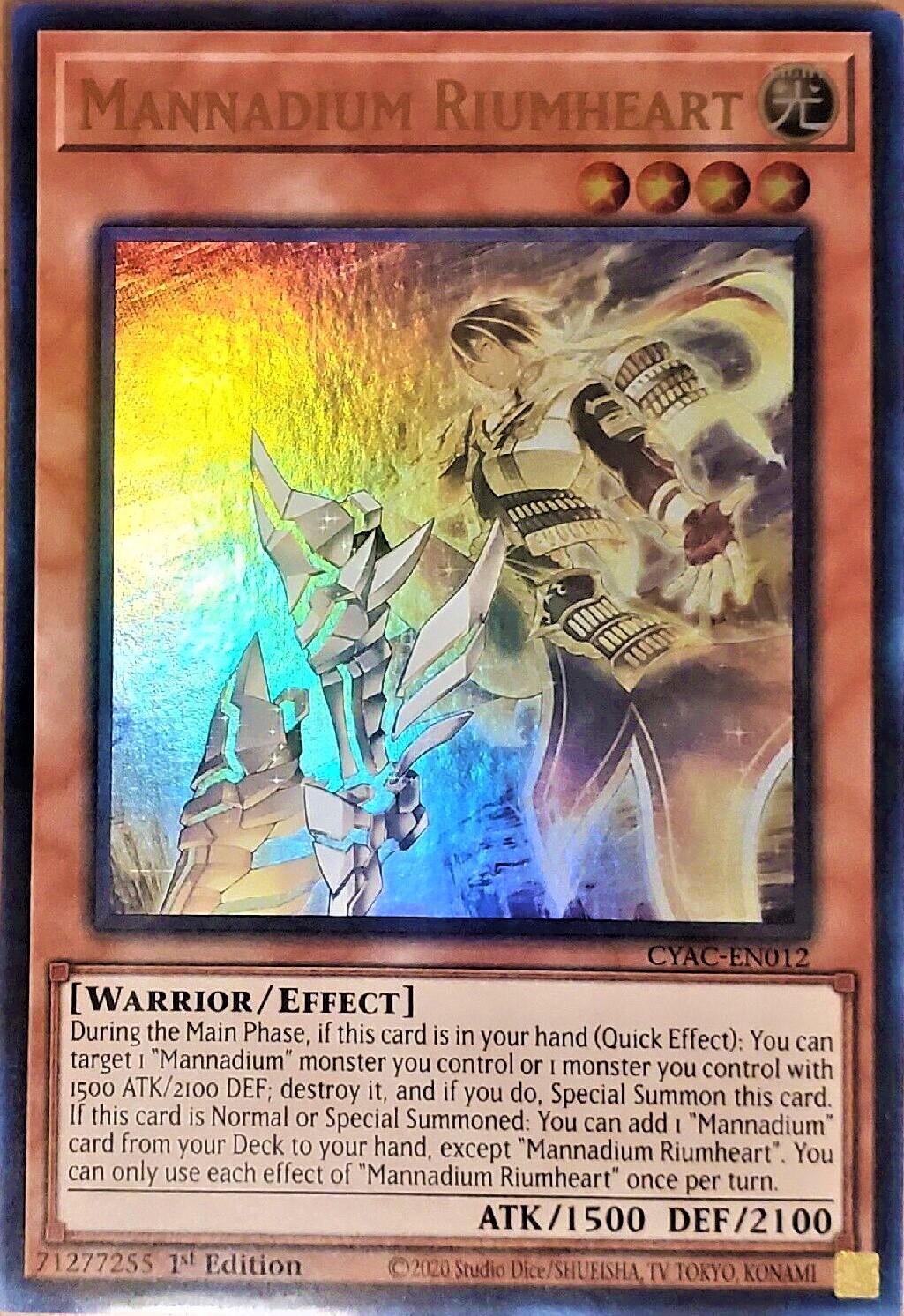 Mannadium Riumheart CYAC-EN012