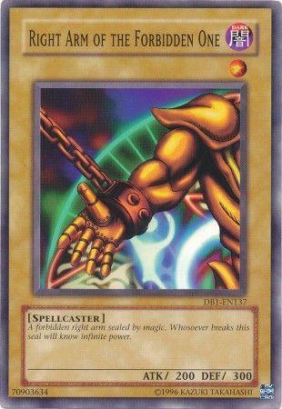 Right Arm of the Forbidden One DB1-EN137