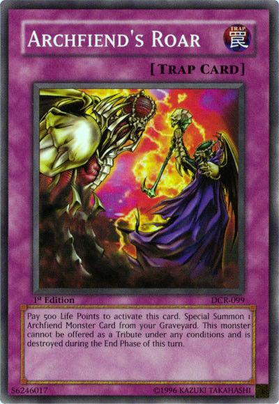 Archfiend's Roar [1st Edition] DCR-099