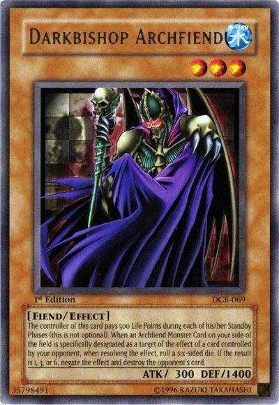 Darkbishop Archfiend [1st Edition] DCR-069