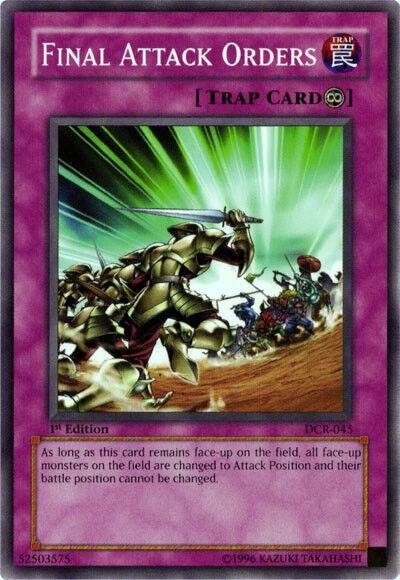 Final Attack Orders [1st Edition] DCR-045