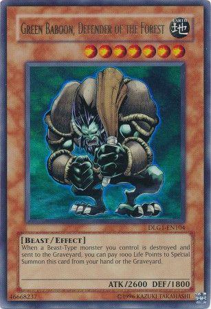 Green Baboon, Defender of the Forest DLG1-EN104
