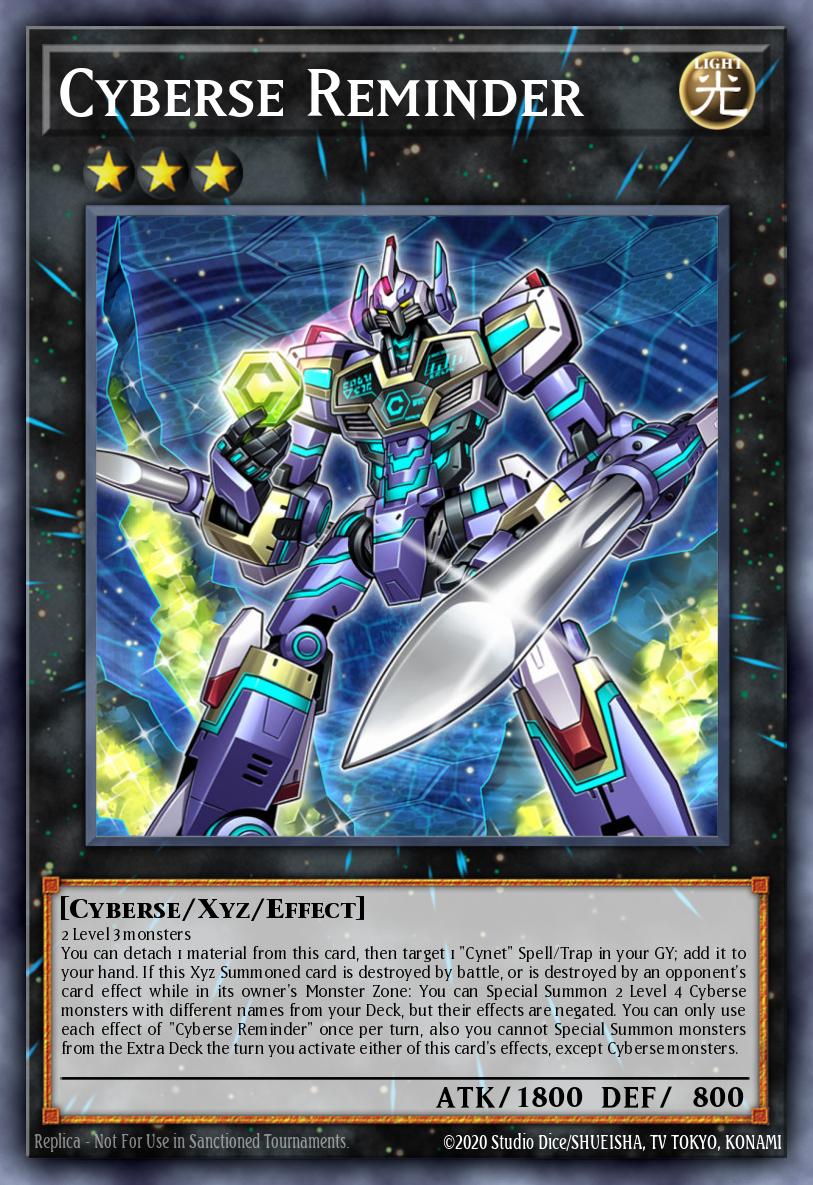 Cyberse Reminder [1st Edition] DANE-EN040