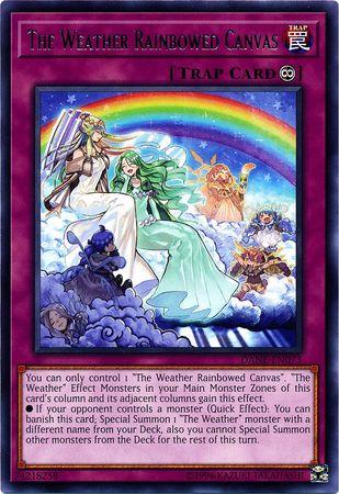 The Weather Rainbowed Canvas DANE-EN073