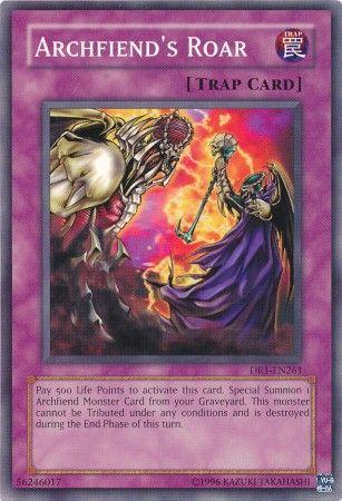 Archfiend's Roar DR1-EN261