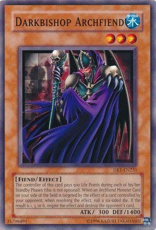 Darkbishop Archfiend DR1-EN231