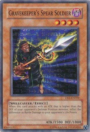 Gravekeeper's Spear Soldier DR1-EN010