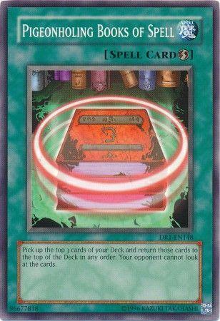 Pigeonholing Books of Spell DR1-EN148