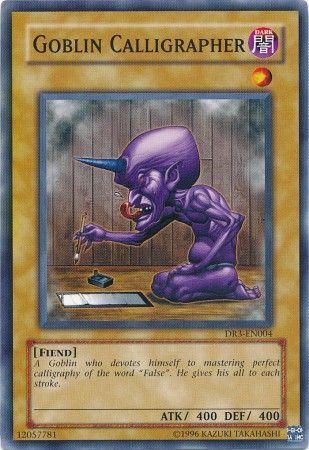 Goblin Calligrapher DR3-EN004