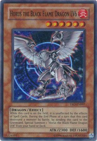 Horus the Black Flame Dragon LV6 DR3-EN007