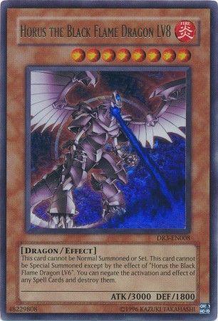 Horus the Black Flame Dragon LV8 DR3-EN008