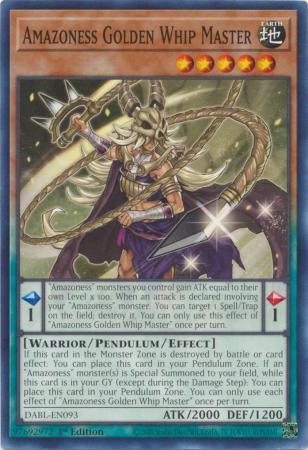 Amazoness Golden Whip Master DABL-EN093