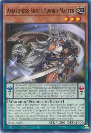 Amazoness Silver Sword Master DABL-EN094