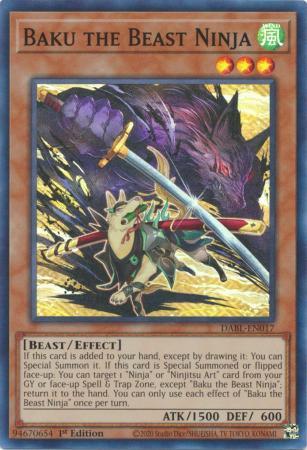 Baku the Beast Ninja DABL-EN017
