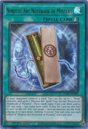 Ninjitsu Art Notebook of Mystery DABL-EN061