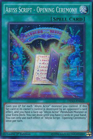 Abyss Script - Opening Ceremony DESO-EN024