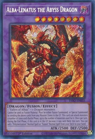 Alba-Lenatus the Abyss Dragon [1st Edition] DIFO-EN035