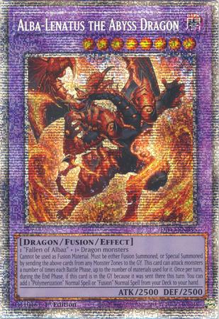 Alba-Lenatus the Abyss Dragon [Starlight Rare 1st Edition] DIFO-EN035