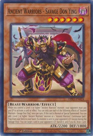 Ancient Warriors - Savage Don Ying [1st Edition] DIFO-EN024