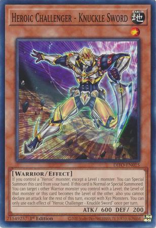 Heroic Challenger - Knuckle Sword [1st Edition] DIFO-EN015