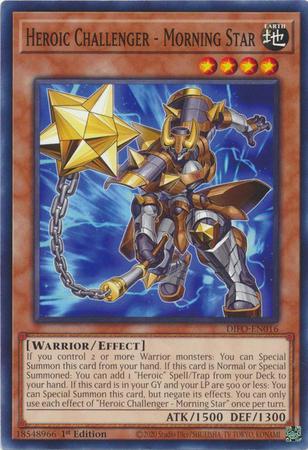 Heroic Challenger - Morning Star [1st Edition] DIFO-EN016